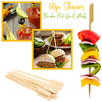 Bâtons de Teppo en bambou écologique brochettes de barbecue en bambou jetables pour restaurants en vente
