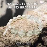 Bracelets en perles ASACRYL blanc naturel, accessoires Feng Shui tendance, bijoux à la mode pour anniversaire