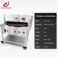 Four rotatif commercial à haute capacité, prix usine, avec plateau tournant pour la cuisson de pizzas et de pains plats en boulangerie