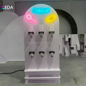LEDA Nuevo Exhibidor Acrílico de Pared para Dulces con Luces LED para Decoración de Fiestas - Product Image 2