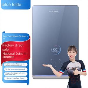 Chauffe-eau à <span class=keywords><strong>gaz</strong></span> intelligent sans eau froide avec surpresseur 13L, efficacité énergétique <span class=keywords><strong>de</strong></span> niveau II, vente en gros, pour cuisine, douche et bain, à température constante - Product Image 2