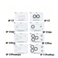 Protector de Lente de Cámara de Vidrio Templado 9H con Cobertura Total 3D, Película Protectora Antirrayas para iPhone 17 18 Pro Max Air Fold Xiaomi 17 Pro