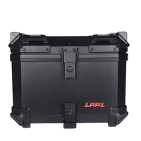 Boîte à bagages arrière pour moto en ABS multifonctionnelle, protection contre les intempéries, pour une utilisation quotidienne et en voyage