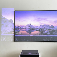Pantalla de Proyección Yovanxer de 120 Pulgadas 16:9 ALR T Prism con Marco Fijo UST CLR que Rechaza la Luz Ambiental para Proyector Láser Xiao Mi WEMAX ONE 4K