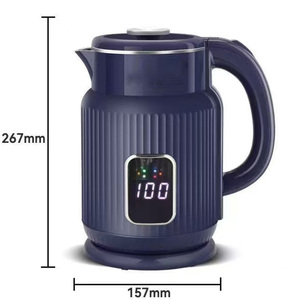 Bouilloire de grande capacité, vente directe d'usine, couleur bleue, bouilloire électrique - Product Image 6