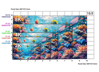 COB Mikro Led Video Duvar Ev Televizyonu İç Mekan Küçük Piksel Aralıklı LED Ekran 4K HD Kesintisiz Ekran Ev Sineması ve Toplantı Odası için