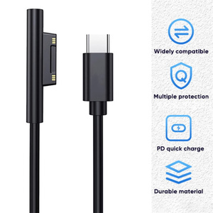 Adaptateur chargeur d'<span class=keywords><strong>alimentation</strong></span> USB type C 1.5m 65W 15V 3A PD câble de charge rapide pour Microsoft <span class=keywords><strong>Surface</strong></span> <span class=keywords><strong>Pro</strong></span> 7/6/5/4/3 livre/livre 2 - Product Image 6