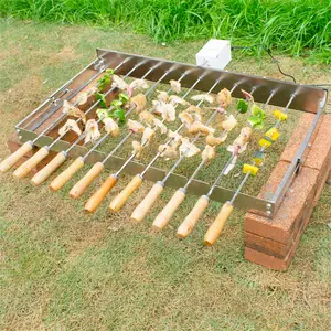 Grelha de carvão para churrasco, porcos grelha estilo argentina para jardim ao ar livre churrasco