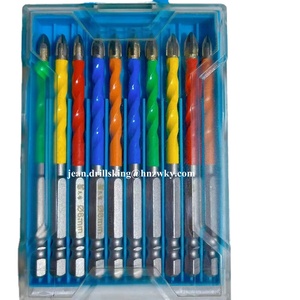 <span class=keywords><strong>Testa</strong></span> di lancia per punta da trapano <span class=keywords><strong>in</strong></span> vetro per piastrelle di marmo ceramico con gambo esagonale da 1/4 pollici - Product Image 2