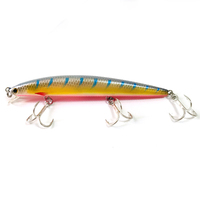 Señuelo de pececillo artificial de buceo profundo, 12,5 cm, Crankbaits duros de plástico, señuelo de pesca, aparejos de pesca