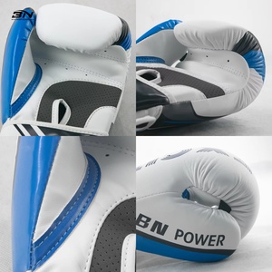 <span class=keywords><strong>Guantoni</strong></span> da <span class=keywords><strong>Boxe</strong></span> Personalizzati BN Sports <span class=keywords><strong>Bianchi</strong></span> 12oz in Pelle PU Design e Logo Personalizzati <span class=keywords><strong>Guantoni</strong></span> da Allenamento per MMA - Product Image 4