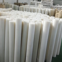 Fabrication de tiges en nylon POM colorées en plastique Barre mc en nylon rouge Tiges en plastique