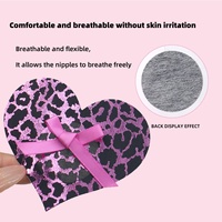Cache-tétons jetables à imprimé léopard, accessoires intimes sexy pour filles, cache-tétons décoratifs pour stripteaseuses