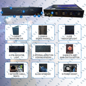 Điều Khiển Hàng Loạt Nhiều Hộp Điện Thoại Trang Trại Gương Màn Hình Đối Với Samsung S20 Loại Máy Tính Bo Mạch Chủ - Product Image 2