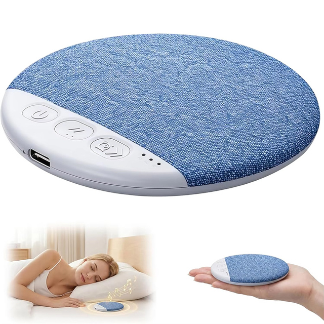Rechargeable Ultra Thin Mini Private Sleep Timer White Noise Sleep Under Pillow Speaker for Sleeping