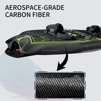 Planche de Surf Électrique à Jet Rapide 50 km/h pour Adultes, en Fibre de Carbone, pour Sports Nautiques