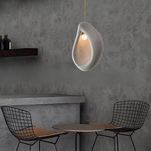 Lampe suspendue <span class=keywords><strong>Nula</strong></span> minimaliste en résine blanche, luminaires de salle à manger, Unique, pour Foyer, cuisine - Product Image 3