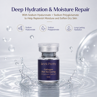 Système de micro-infusion de cellules souches végétales véganes anti-chute pour le visage et le cou, sérum de micro-aiguilles PDRN