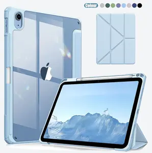 Trường hợp cho iPad Pro 11 12.9 10 9 8 7 tự động tỉnh táo trường hợp đối với iPad Air 5 4 3 2 1 mini 6 10.2 9.7 Bìa funda phụ kiện