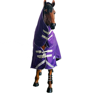 Chất Lượng Cao Cưỡi Ngựa Áo Nguồn Cung Cấp Ngựa Thảm Chăn Với Hông Lông Cừu Độn Cho Thời Tiết Lạnh Giữ Ấm Trong Mùa Đông - Product Image 6