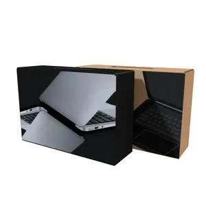 Custom Size Home Office Electronics Packaging Box Recyclable Laptop Box with Handle Tablet Gaming Console Paperboard Mailing Box