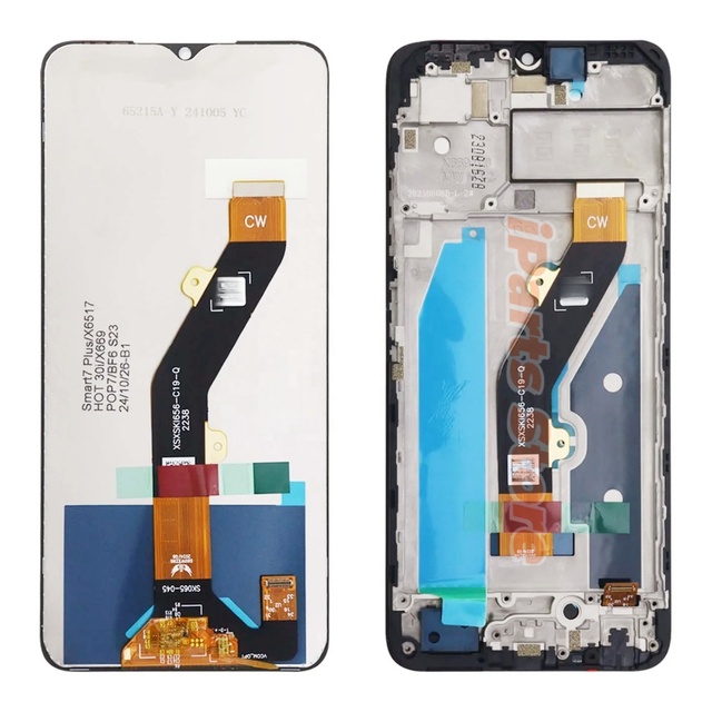 IPARTS LCD for Infinix Hot 30 4G X6831 30i X669 X669D X669C 30 5G X6832 Hot 30 Play X6835B X6835 Display Touch Screen Assembly