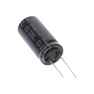 Condensateur radial 63V 1800uF 20% 63ZLJ1800M18X31.5 1800uF traversant le boîtier, en aluminium, de la marque Distributeur Autorisé - Product Image 1