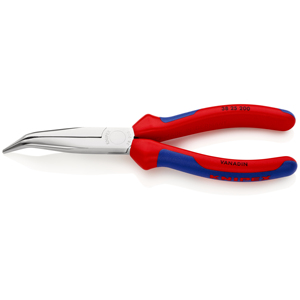 KNIPEX 38 25 200 Pliers with multi-component handles <b>chrome</b> plated 200 mm - Product Image 1