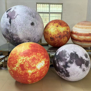 2m 3M 4m Gigante PVC Inflable Ocho Planeta Eventos al aire libre Sistema solar Tierra Luna Globo inflable - Product Image 2