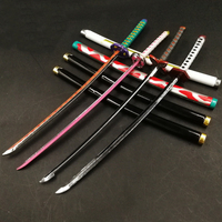 Épée en alliage de zinc miniature pas chère, DS Katana 25,5 cm, jouets en métal