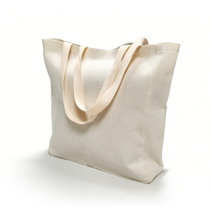 Bolsa de Mano Grande de Lino y Algodón para Sublimación, Personalizable al por Mayor, Bolsa de Compras Ecológica de un Solo Hombro - Product Image 5