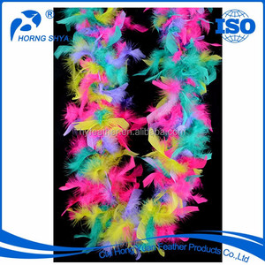 Écharpe Chandelle Turquie Plume <span class=keywords><strong>Boa</strong></span> pour la Maison Fête Mariage Xmas Décor DIY Artisanat Vêtements Costume Danse Robe Cosplay Accessoire - Product Image 3