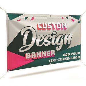 Banderoles et drapeaux en vinyle PVC imprimés sur mesure pour les promotions en plein air, la promotion de la marque et la publicité - Product Image 3