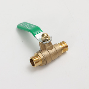 Robinet à bille Henx 1/2 pouce en bronze, commande manuelle de l'eau pour systèmes de climatisation - Product Image 3