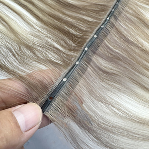 Tóc nối Remy người thật Butterfly Genius Invisible <span class=keywords><strong>Weft</strong></span> - Product Image 1