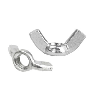 Tuercas de mariposa Jiu Fei Wu Jin Wing M3 M4 M5 M6 M8 M10 M12 M16 de acero al carbono galvanizado, ajustables con el pulgar, estándar métrico GB62 - Product Image 5