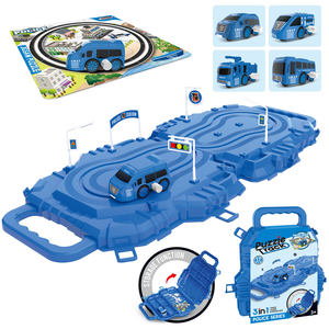 Enfants créatif liquidation course véhicule Rail voiture 4 couleurs assemblage bricolage Puzzle piste voiture jouet - Product Image 4