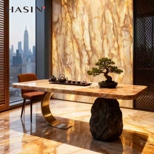 Lastre in Pietra Sinterizzata Traslucida per Pavimenti Serie di Pietra Artificiale Ecologica di Lusso <span class=keywords><strong>Piastrelle</strong></span> in Porcellana Piedra Sinterizada - Product Image 1