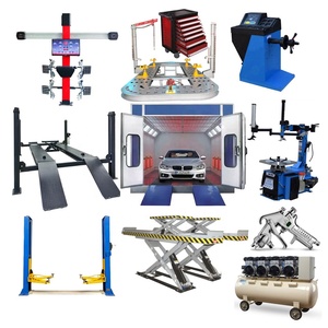 Full Set <strong>Car</strong> Workshop <strong>Equipment</strong> Spray Booth <strong>Car</strong> Frame Machine Wheel Alignment Machine Tire Changers and Wheel Balancer - Product Image 1