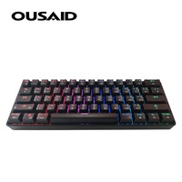 Keyboard Nirkabel Gaming Mekanik Teclado Gamer Keyboard Mini Nirkabel