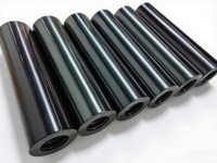 Rouleau de guidage en aluminium anodisé dur noir BT018 |   Rouleau de guidage de surface industriel résistant à l'usure, personnalisé OEM