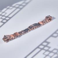 Bracelet tendance en gros, trèfle à quatre feuilles, 99,99% cuivre, bracelet magnétique de thérapie, santé bio, 4 en 1, classique, unisexe, cadeau
