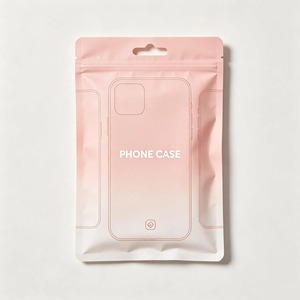 Étuis pour téléphones portables et housses personnalisées avec logo, sacs en plastique transparents refermables avec fermeture éclair, emballage transparent - Product Image 1