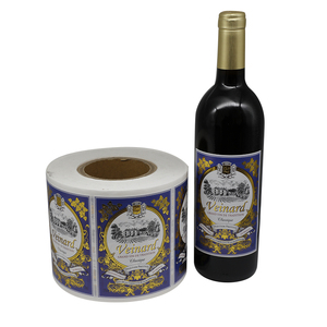 Encargo al por mayor rojo vino privado etiqueta <span class=keywords><strong>de</strong></span> precio <span class=keywords><strong>de</strong></span> la india estilo clásico color negro whisky etiqueta <span class=keywords><strong>de</strong></span> vino - Product Image 2