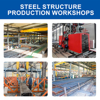 Estructura de Acero HUAKE para Construcción, Marco Vertical de Portal, Estructura Libre para Talleres Comerciales, Industriales, Residenciales y Garajes