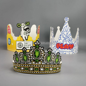 Tùy Chỉnh Dùng Một Lần Giáng Sinh Giấy Nón <span class=keywords><strong>Hat</strong></span> Đảng Giấy Các Tông Vương Mão Để Trang Trí <span class=keywords><strong>Hat</strong></span> - Product Image 6