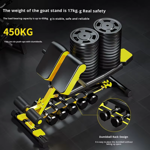 <span class=keywords><strong>Banc</strong></span> de <span class=keywords><strong>musculation</strong></span> Roman Chair, équipement de fitness, <span class=keywords><strong>banc</strong></span> à haltères pliable en métal, capacité de charge de <span class=keywords><strong>900</strong></span> kg, 1210 multifonctions - Product Image 4