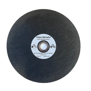 Disque de coupe abrasif métallographique professionnel 500mm X4mm pour métaux ferreux mi-durs 50-58 HRC - Product Image 1