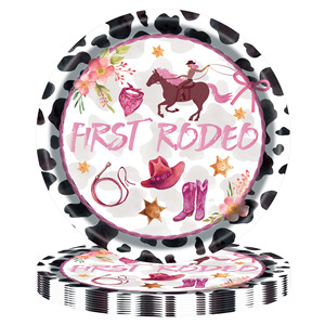 Cowgirl Rodeo Party Cups 9 Oz Western Theme Birthday Tableware - Product Image 3