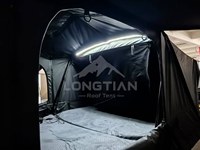 Tente de toit ABS avec coque diagonale, compression axiale, 240 cm, sac complet, mousse dégradée, OEM